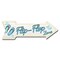 Signmission Flip Flop Zone Arrow Decal Funny Home Decor 18in Wide D-A-999867 - alternate 1